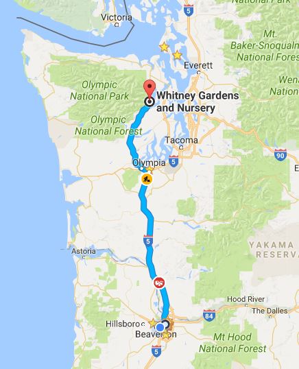 PDX to Whitney Gardens